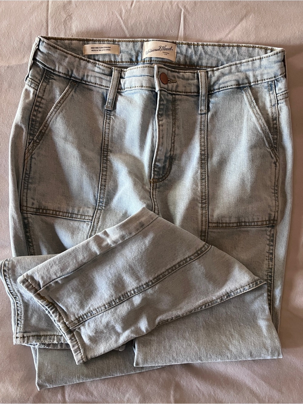 Universal Thread Light Blue Straight Leg Jeans